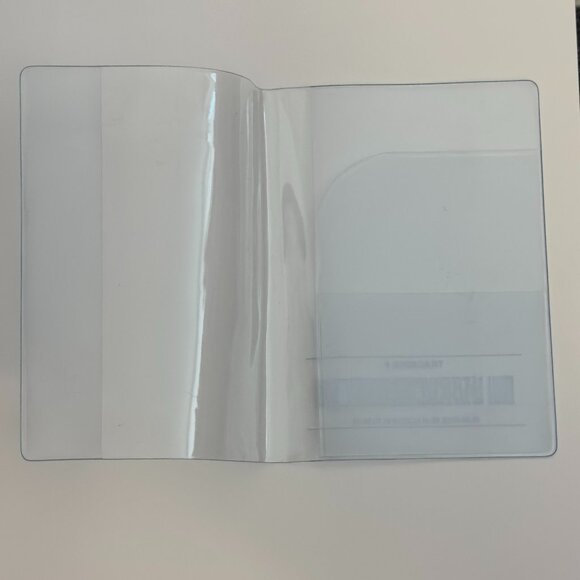 NYC Monochrome BTS POP-UP Exclusive Clear Passport Holder — New, Unused - Picture 3 of 4